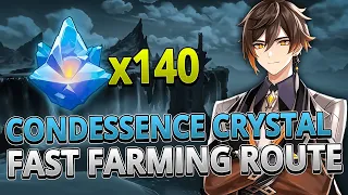 Condessence Crystal 140 Locations FAST FARMING ROUTE | Genshin Impact 4.0