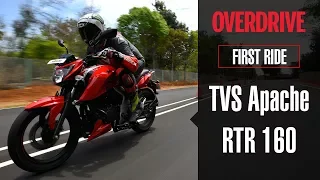 2018 TVS Apache RTR 160 4V first ride review | OVERDRIVE