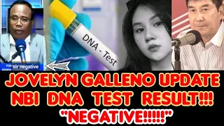 "NEGATIVE" NBI DNA TEST ni Jovelyn Galleno, Totoo nga ba?