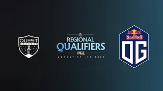 Quest Esports vs OG – Game 3 - Regional Qualifiers - WEU