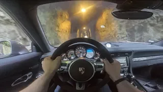 Porsche 911 GT3 POV Drive | Loud Tunnel Sound | Acceleration and Revs