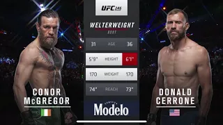 UFC 246 introductions.