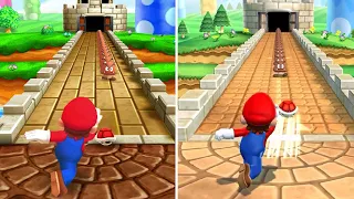 Mario Party The Top 100 vs Mario Party Wii - All Minigames Comparison