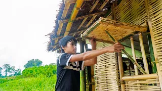 Orphan boy. Complete cabin windows. Dig a hole for composting