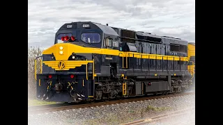 44 YEARS OLD! C501 VR Diesel Locomotive leading on the mainline in Victoria with SSR grain trains.