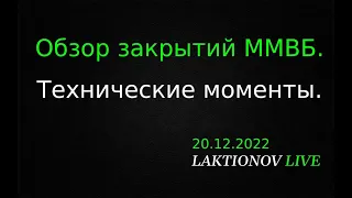 Разбор вчерашней сессии, сделок. Формации. || Обзор закрытий инструментов ММВБ на 20.12.2022.