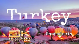 Turkey 4K, Relaxation 4k Including Cappadocia and Istanbul | Hot Air Balloons.