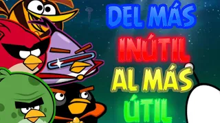 TOP PAJAROS De Angry Birds Space Del más inútil al más Útil