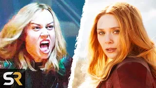 Why Captain Marvel Is Stronger Than Scarlet Witch In The MCU