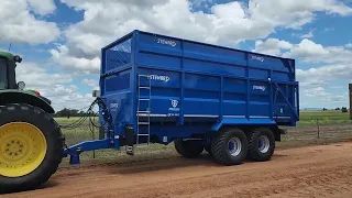 Delivery of another Stewart GX 18-23, Silage Trailer to Schofield's Hay & Silage in Forbes, NSW.