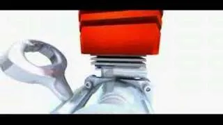 RC Engine Motion Video Rendered in Solidworks