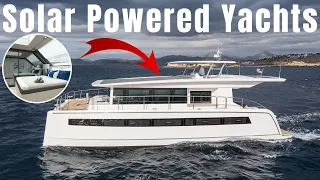 Inside Silent Yachts Solar Powered Catamarans!