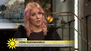 Bok om musikbranschen:"Molly Sandén blev bestulen av känd amerikansk artist" - Nyhetsmorgon (TV4)