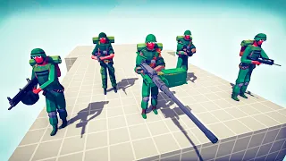 US MODERN SOLDIER vs 100x UNITS - 🔥Totally Accurate Battle Simulator TABS