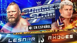 Cody Rhodes vs Brock Lesnar - Promo en español - Summer Slam 2023