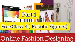 Free Online  Class( 4 )  Fashion  Design  Course  ii  Learn  Every   Day //बहुत ही आसान तरीका है