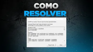 COMO RESOLVER O ERRO REPORT CRASH ATUALIZADO E FUNCIONAL !!!