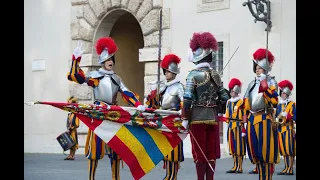 October 4 2020  Swearing-in ceremony of the Pontifical Swiss Guards