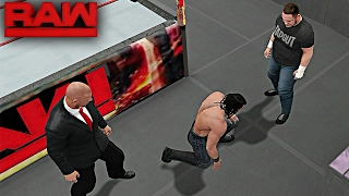 WWE 2K17 - Samoa Joe debuted on Raw, destroyed Seth Rollins for Triple H - WWE Raw, Jan. 30, 2017