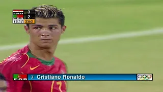 Cristiano Ronaldo Vs Iraq HD 720p (12/08/2004)