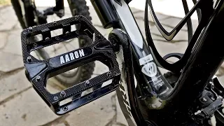 Top Grip! Flat Pedal "Aaron Rock" für Mountainbike & Co. // Test Fazit & Review // DEUTSCH