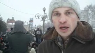 Митинг в Томске. Обращение к Медведеву.