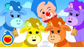 A Vaca Laura Com Cores #2 🐄🐮 | Música Infantil | Um Herói do Coração