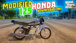 How to Download and Install Modified Honda 125 in GTA 5 || Modified Honda 125 2024 Mod in GTA 5 ||