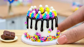 Awesome Moist And Soft Miniature Chocolate Cake Decorating 🍰 The Best Buttercream Cake Of Mini Tasty