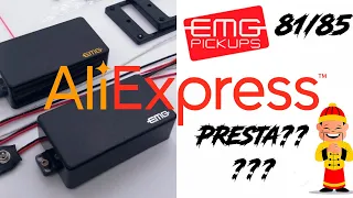 Fake EMG 81/85 Aliexpress /Guitarra Golden GSD180C /Basseto Guitars(METAL TEST!)