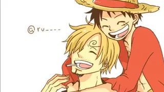 Sanji x Luffy~ Something Just Like This