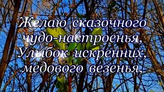 Желаю сказочного чудо настроения! Музыкальная открытка с добрым утром