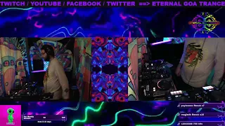 Ephedra Vs E-Mantra  LIVE DJ Mix by Goa Angel in Twitch 10.12.2021 + More Goa Trance mix :)