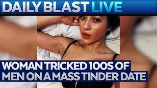 Woman Stages Mass Tinder Date With 100's of Men