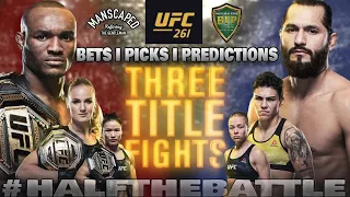 UFC 261 | Usman vs Masvidal 2 | Bets, Picks, Predictions | Half The Battle