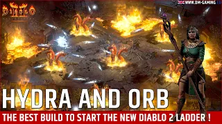 Best Build Ladder Diablo 2, Hydras and Frozen Orbs Sorceress !