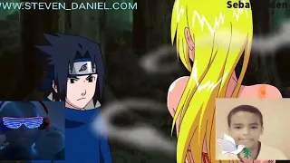 Naruto le hace el Jutsu Sexy a Sasuke!