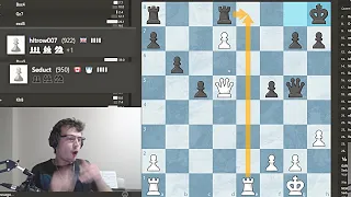 When a 900 Elo chess player finds a sick chess play