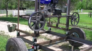 168 RSW Homemade Bandsaw Mill Part 1