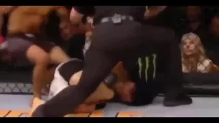 Demetrious Johnson KO Henry Cejudo UFC 197