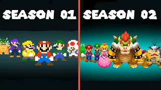 8BIT-ANI: Among Us With Super Mario Characters (ALL EPISODES) Season 1 Season 2 | Among Us Animation