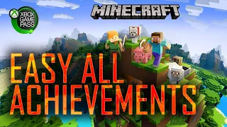 Minecraft | Easy All Achievements World Guide & DLC - Xbox Game Pass