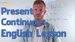 Present Continuous - English Grammar Lesson (Elementary)