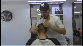 ASMR Turkish Barber Face,Head and Neck Massage 286