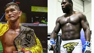 Anthony "Rumble" Johnson Sparring One FC Champion  Aung La Nsang