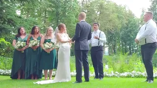 Wedding Ceremony - Bridal Veil Lakes, Corbett, Oregon - Emily & Eric's Ceremony 8.5.23