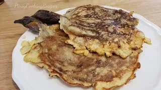 Tortang Talong with Giniling  (Egg Plant Omelette