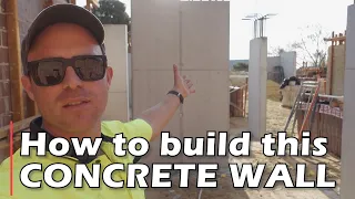 HOW TO BUILD TALL CONCRETE WALLS ON YOUR OWN