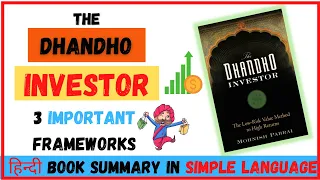 THE DHANDHO INVESTOR Book Summary in Hindi | Mohnish Pabrai