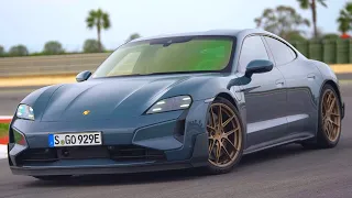 2025 Porsche Taycan Turbo GT (Pale Blue Metallic) - EXHAUST SOUND, Exterior, and Interior